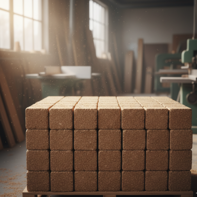 Holzbriketts